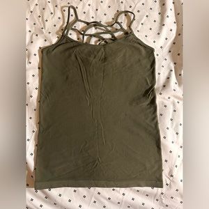 Army green decorative top